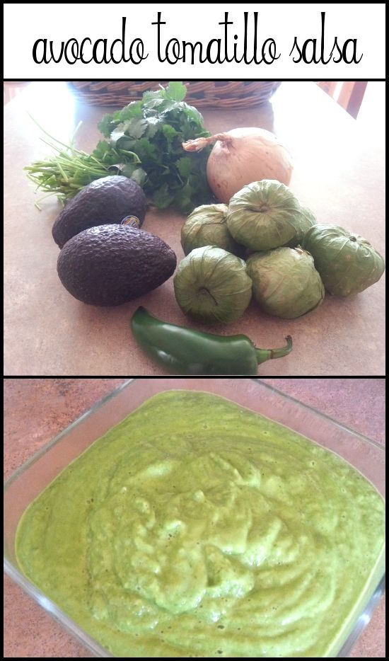 Avocado Tomatillo Salsa