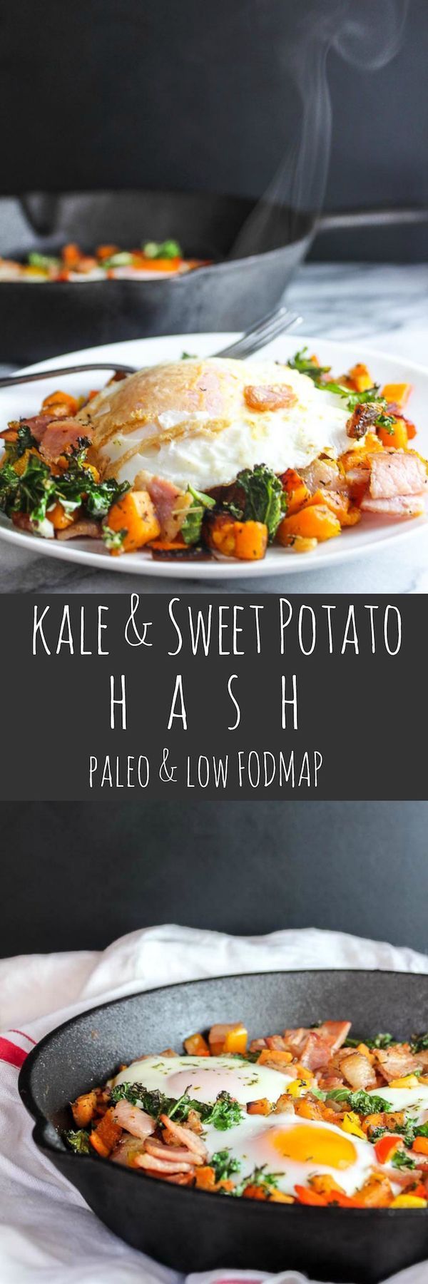 Bacon Kale & Sweet Potato Hash