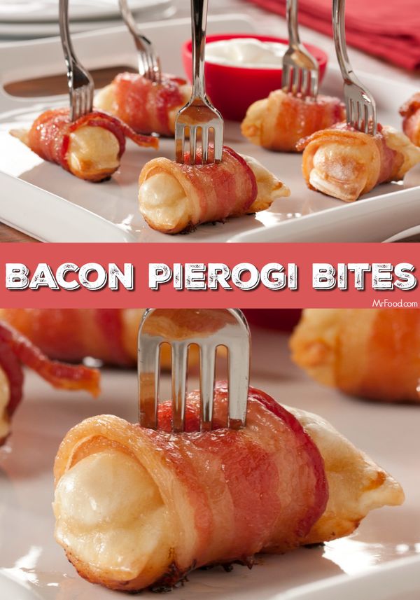 Bacon Pierogi Bites