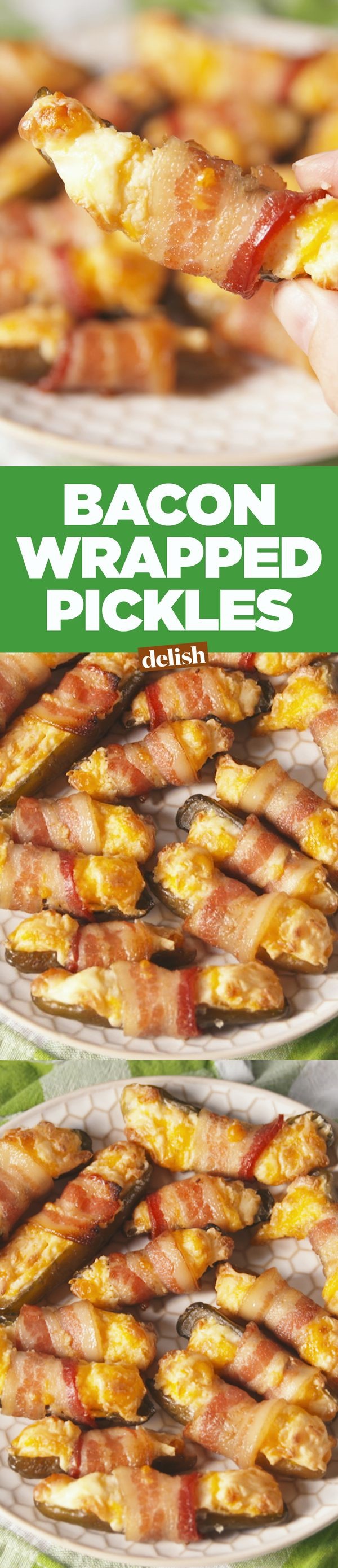 Bacon-Wrapped Pickles