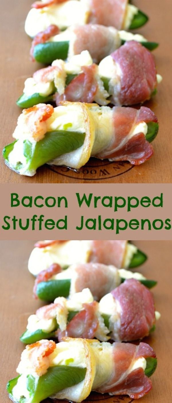 Bacon-Wrapped Stuffed Jalapeños