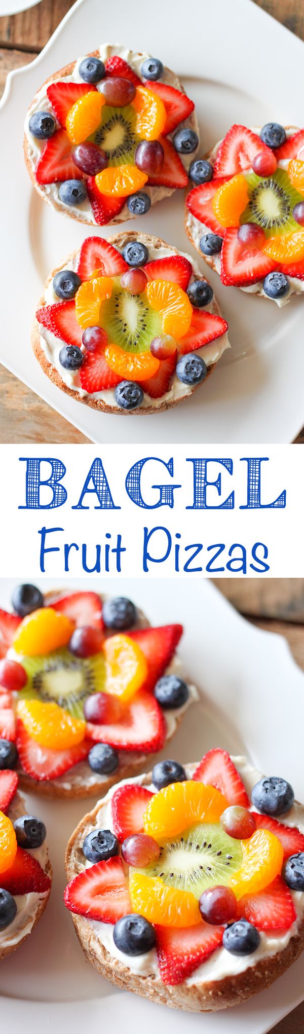 Bagel Fruit Pizza