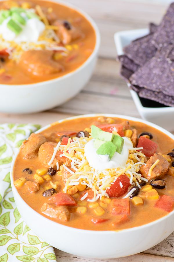 Baja Chicken Enchilada Soup