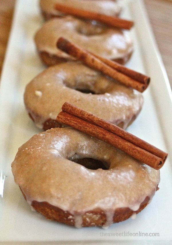 Baked Apple Cider Doughnuts