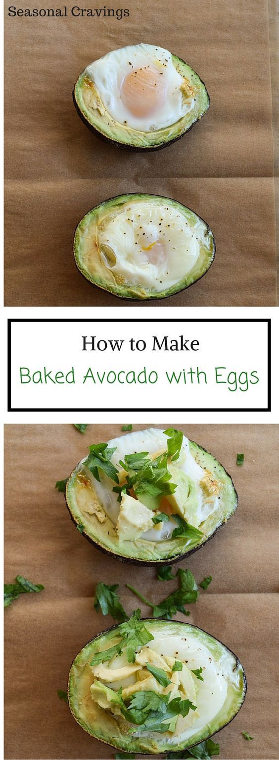 Baked Avocado With Egg