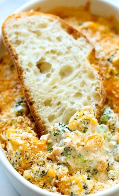 Baked Broccoli Parmesan Dip