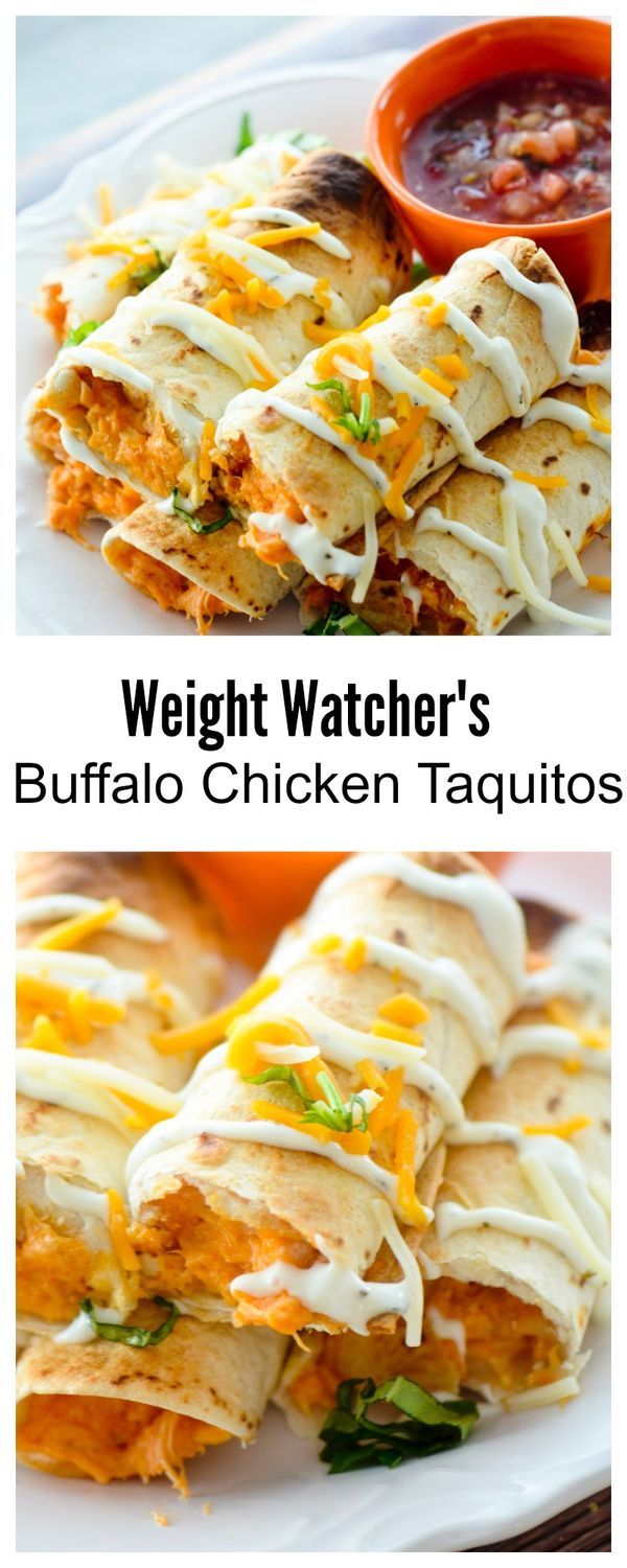 Baked Bufffalo Chicken Taquitos