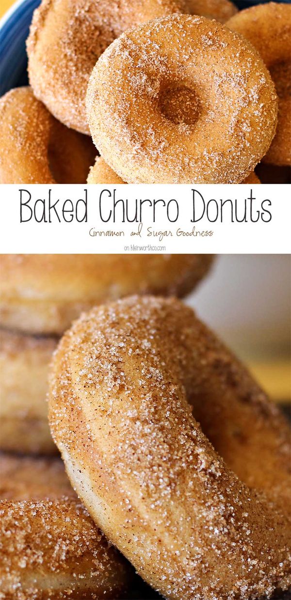 Baked Churro Donuts