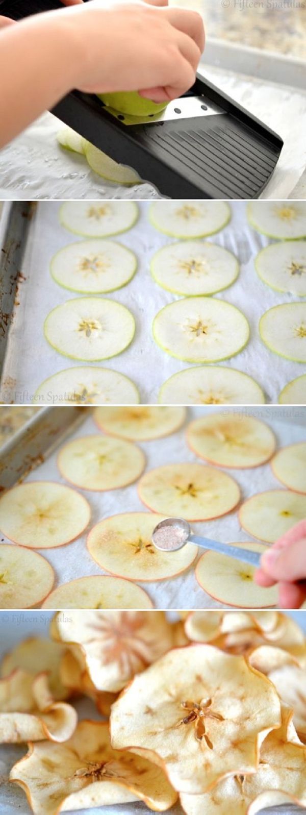 Baked Cinnamon Apple Chips