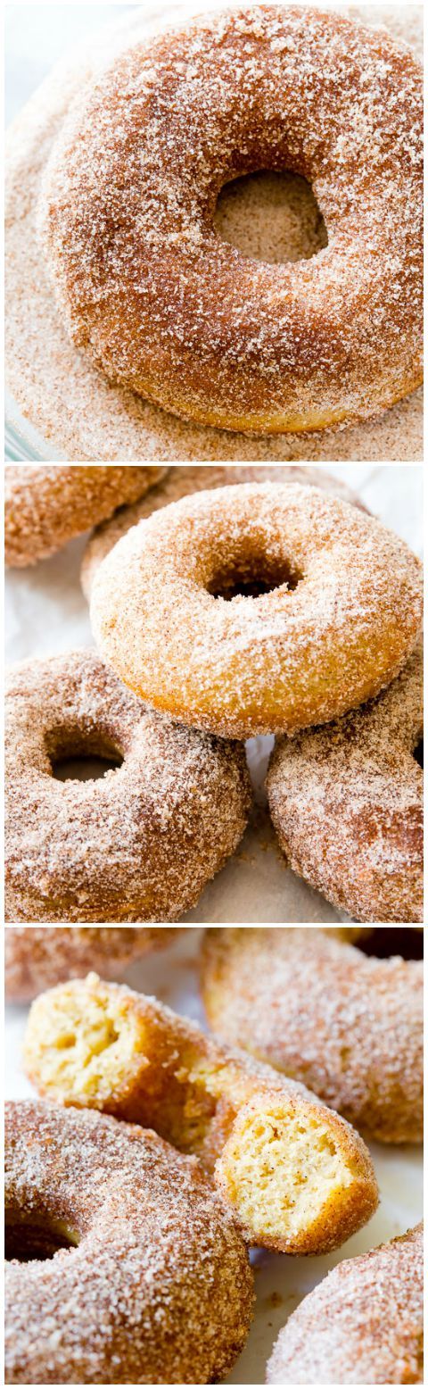 Baked Cinnamon Sugar Donuts