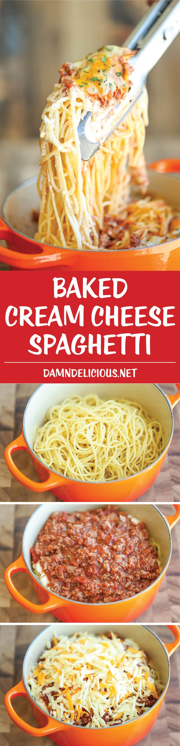 Baked Cream Cheese Spaghetti