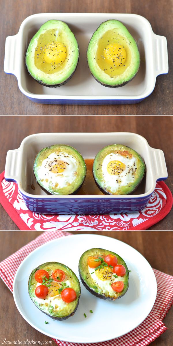 Baked Egg in Avocado Nest