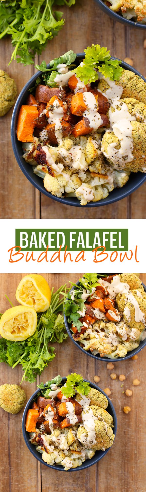 Baked Falafel Buddha Bowl