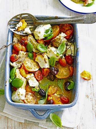 Baked feta & tomatoes