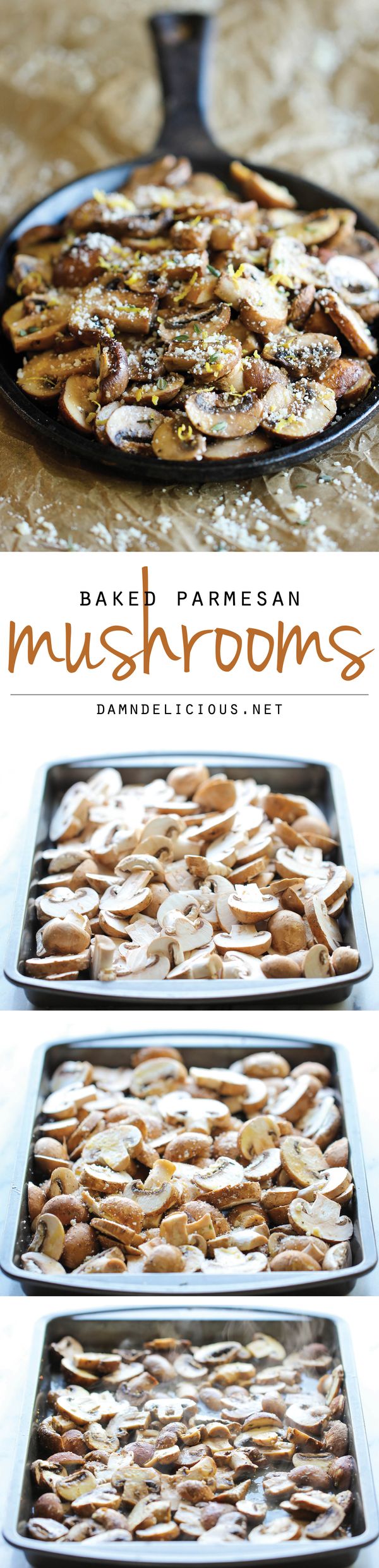 Baked Parmesan Mushrooms