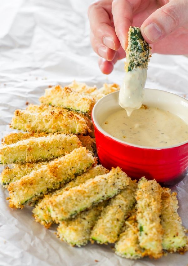 Baked Parmesan Zucchini Sticks