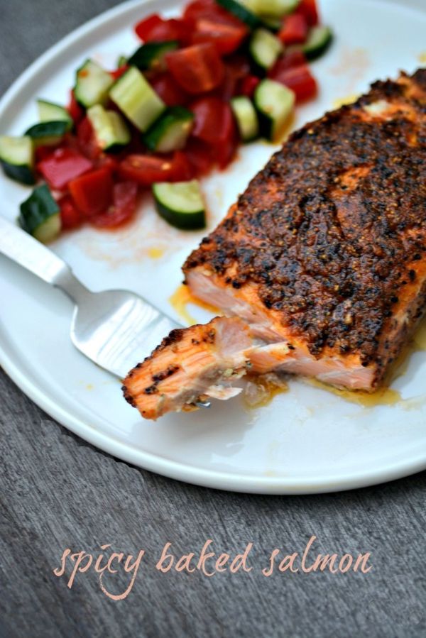 Baked salmon