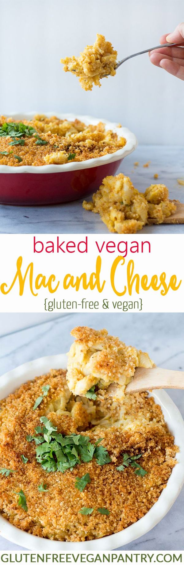 Baked Vegan Mac and Cheese - Gluten free, too