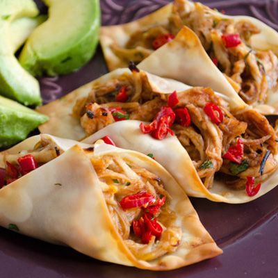 Baked Wonton Tacos