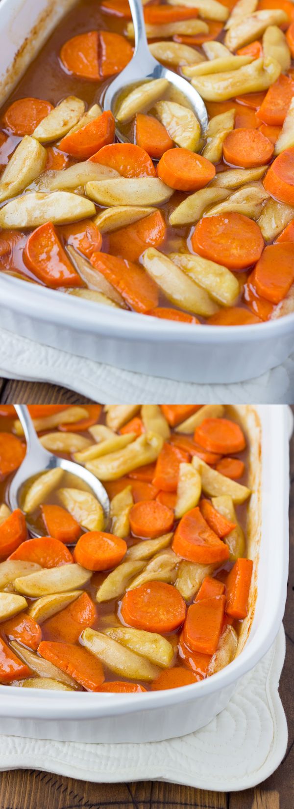 Baked Yamples (Sweet Potatoes and Apples in Brown Sugar Sauce