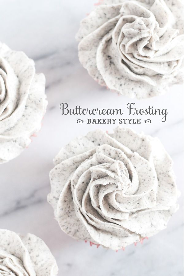 Bakery Style Buttercream Frosting