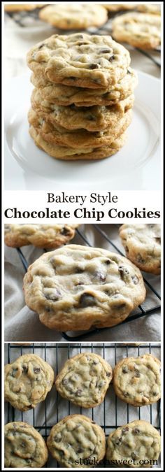 Bakery Style Chocolate Chip Cookies