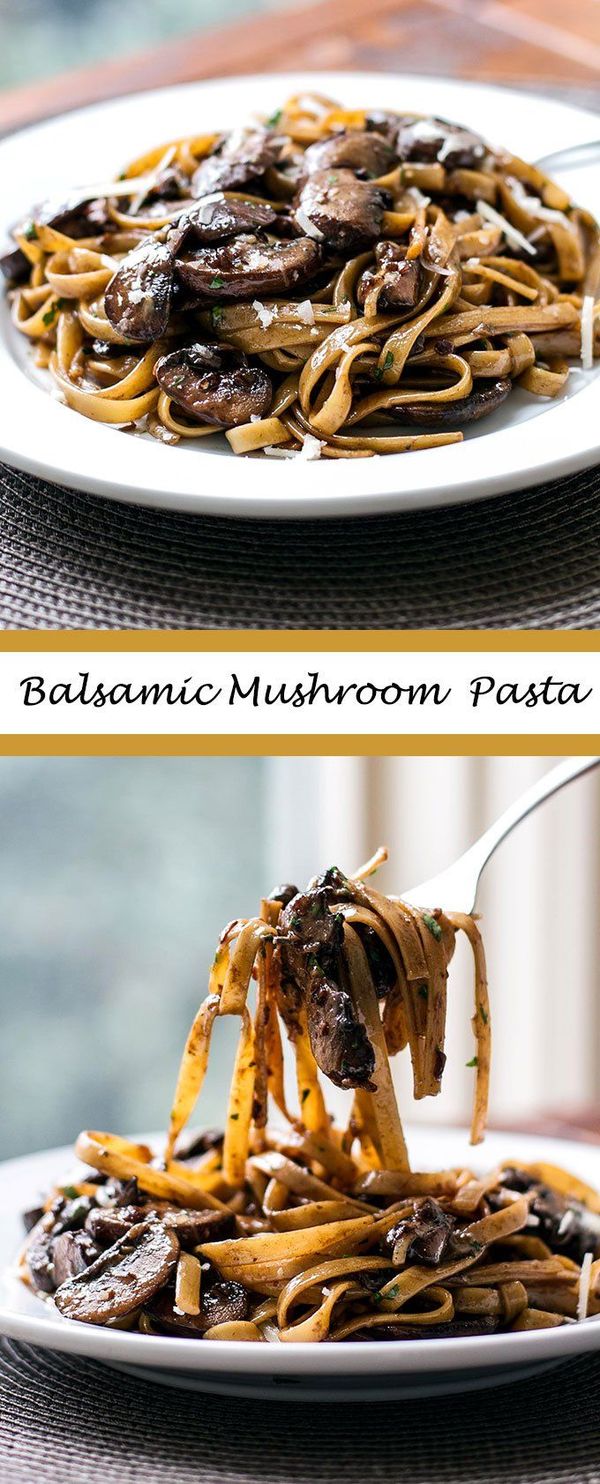 Balsamic Mushroom Pasta