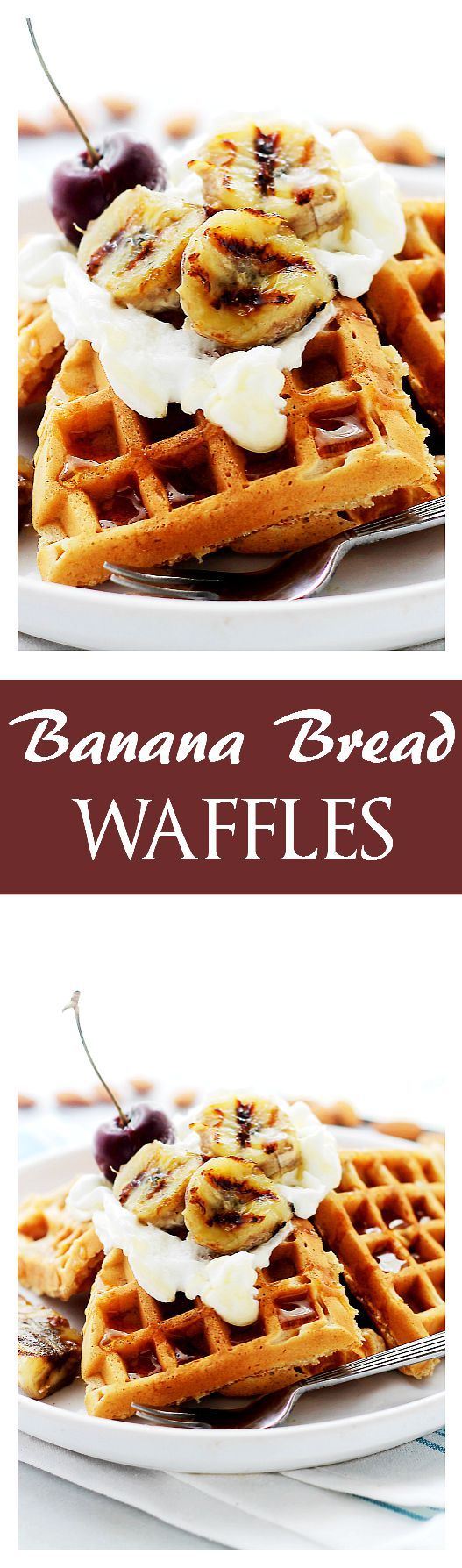 Banana Bread Waffles