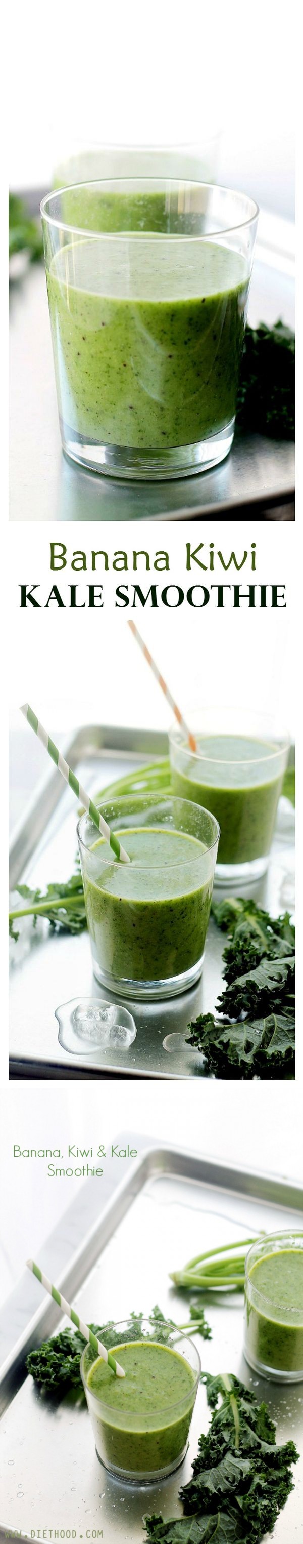 Banana, Kiwi and Kale Smoothie