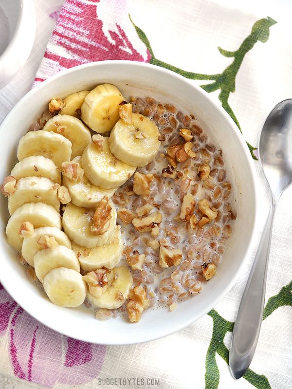 Banana Nut Breakfast Farro