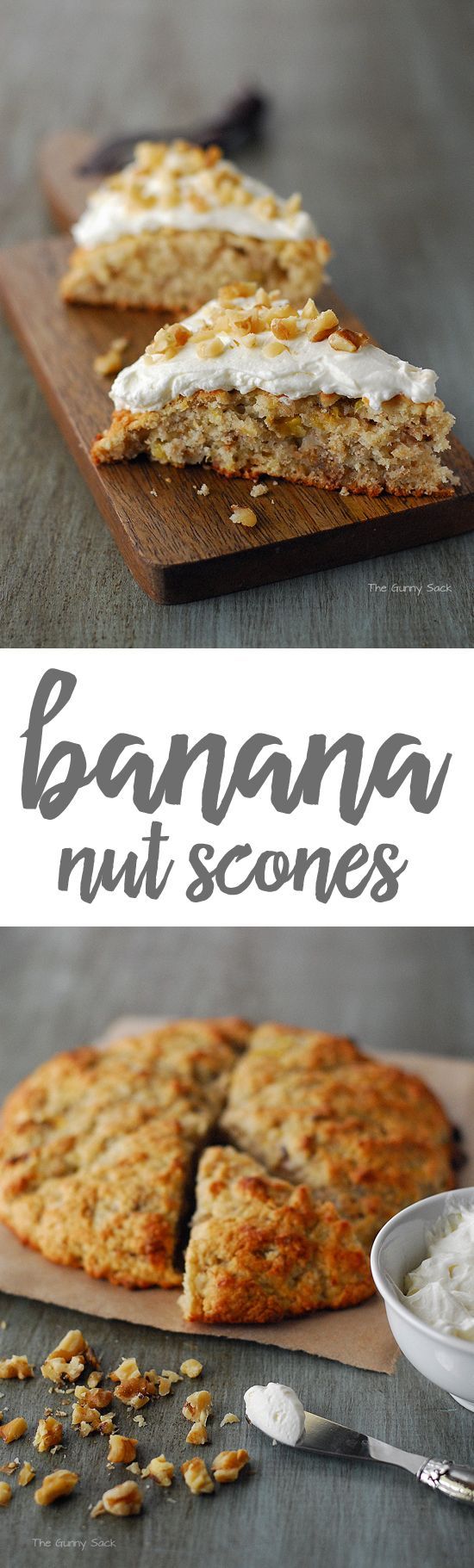 Banana Nut Scones