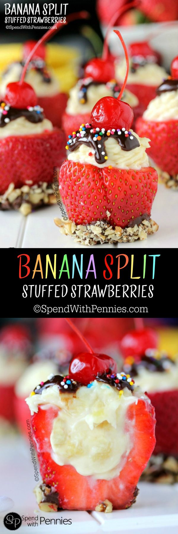 Banana Split Strawberries