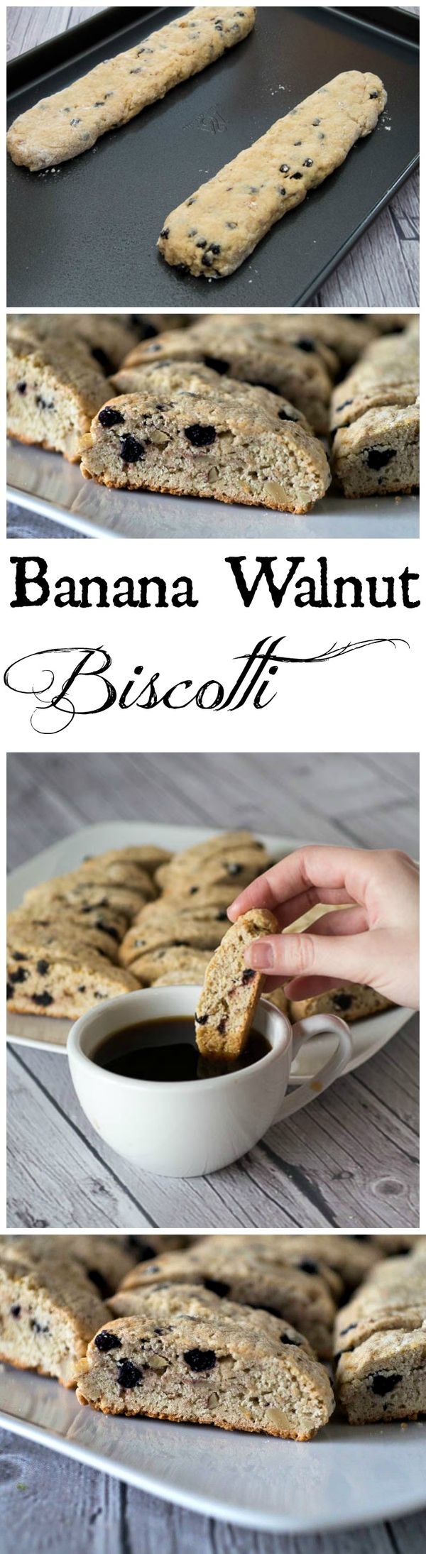 Banana Walnut Biscotti #CreativeCookieExchange