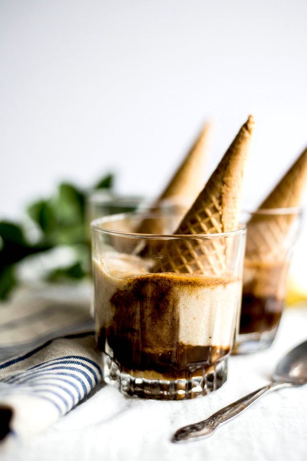 Bananas Foster Affogato