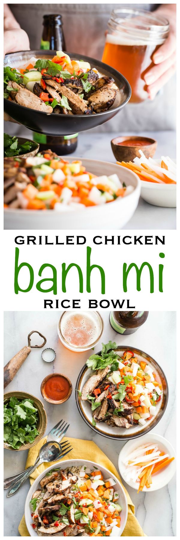 Banh Mi Chicken Rice Bowl