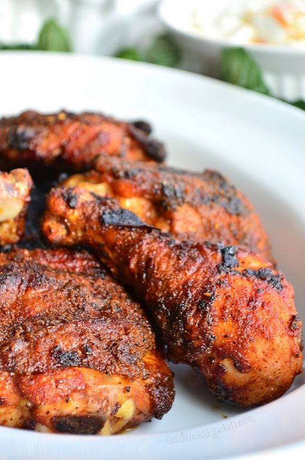 Barbecued Dry-Rubbed Chicken