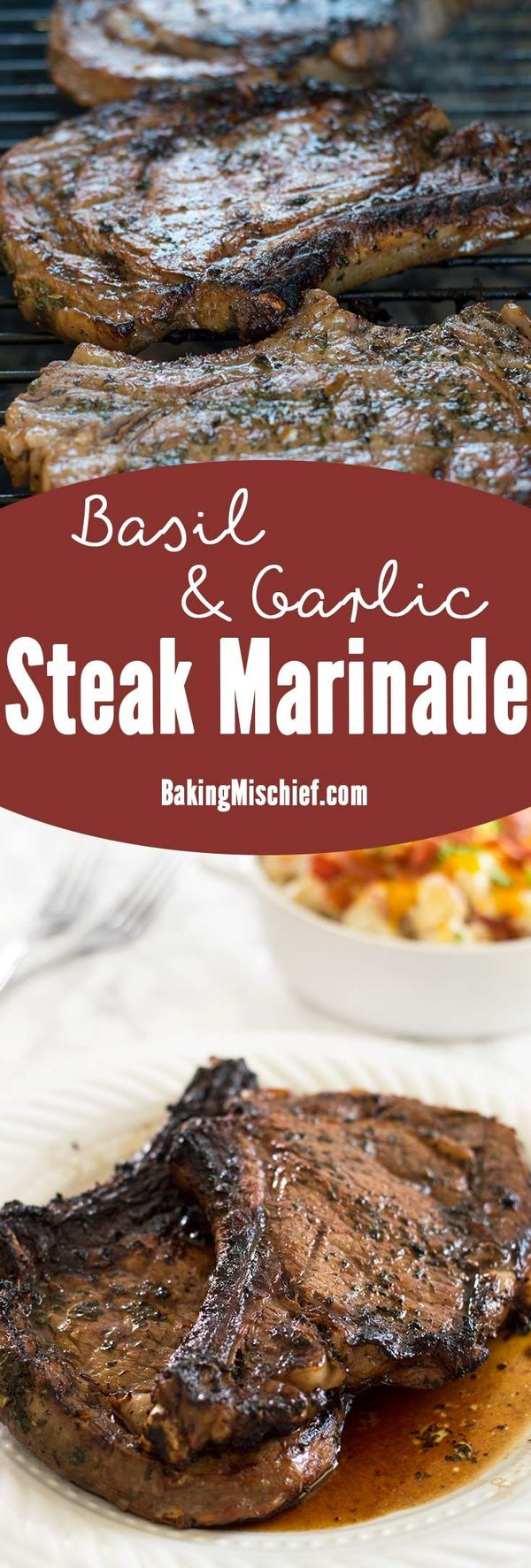 Basil and Garlic Steak Marinade