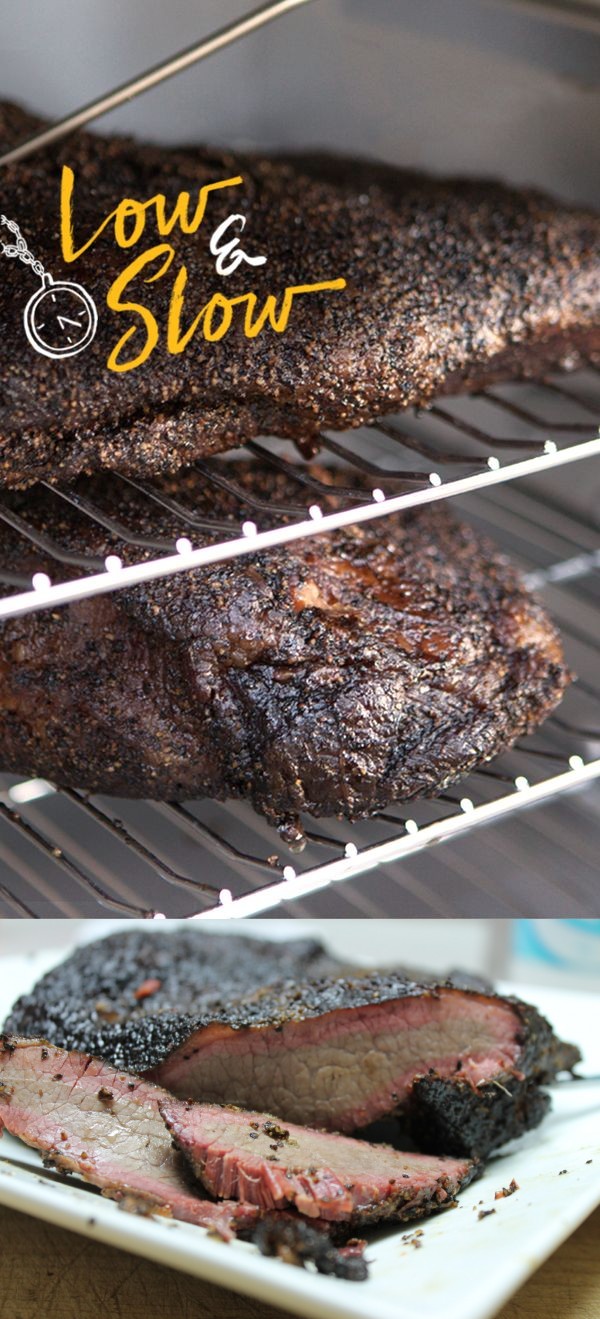 BBQ Smoked Brisket Recipe in a Digital Electric Smoker