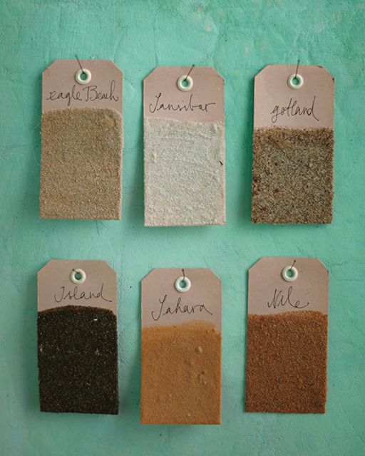 Beach Sand Memory Tags