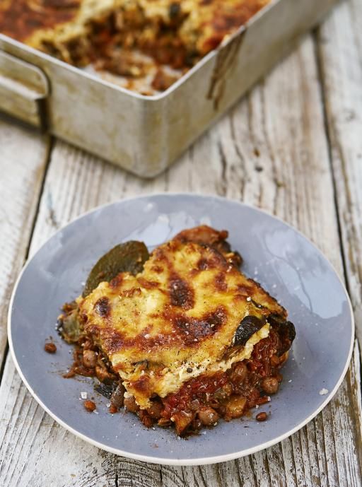 Beautiful veggie moussaka