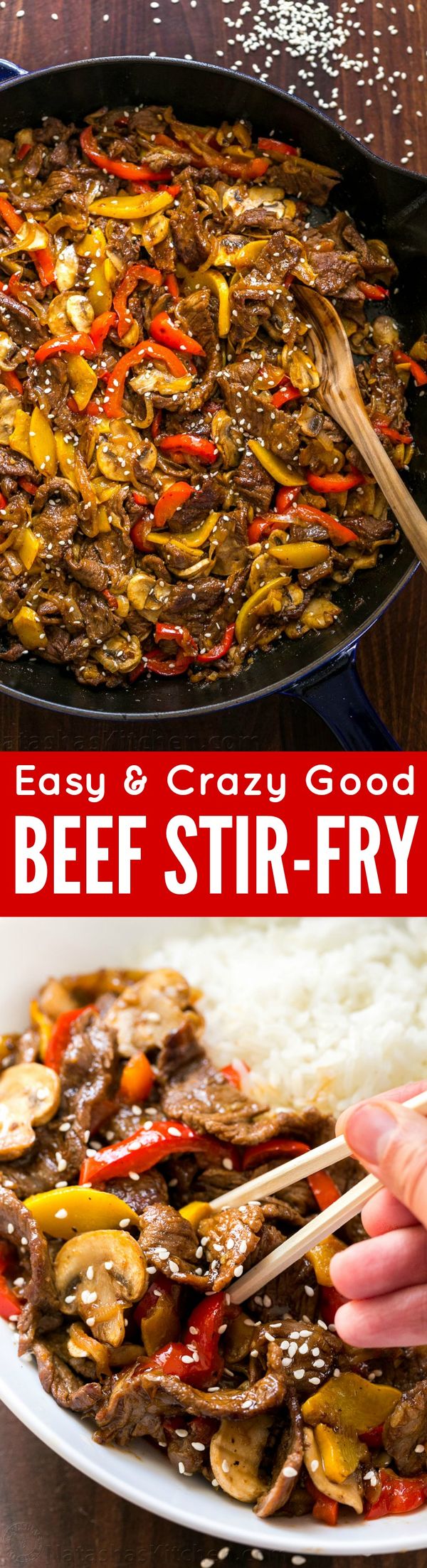 Beef Stir-Fry Recipe with 3 Ingredient Sauce