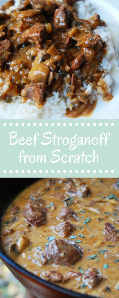 Beef Stroganoff from Scratch