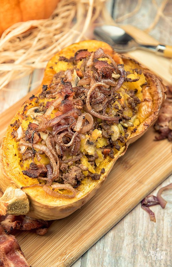 Beef-Stuffed Butternut Squash