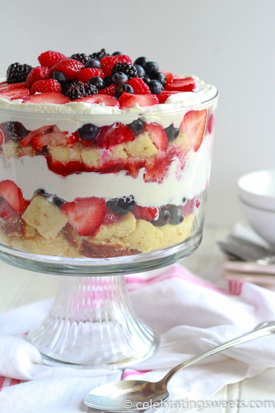 Berries and Cream Trifle