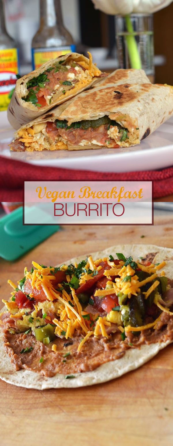 Best Breakfast Burrito VEGAN