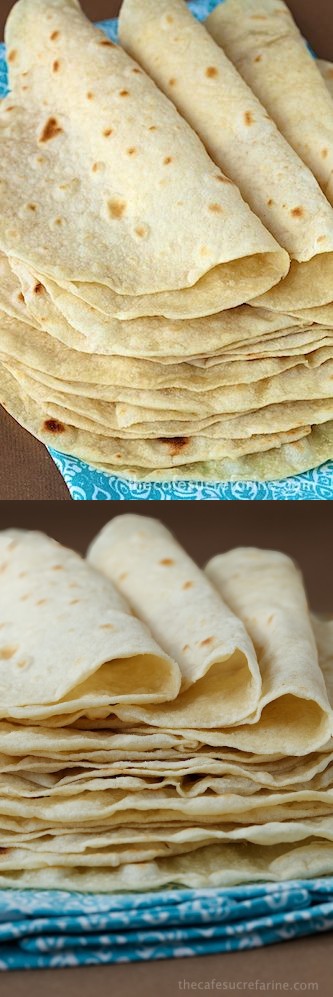 Best Ever! Homemade Flour Tortillas