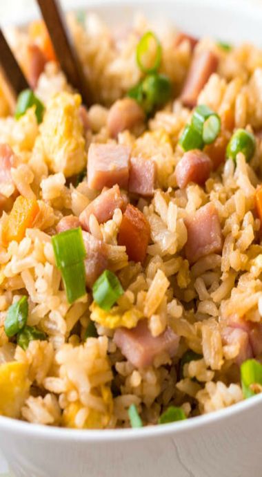 Better than Takeout Ham Fried Rice