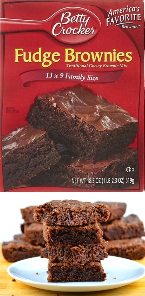 Betty Crocker Fudge Brownies Homemade