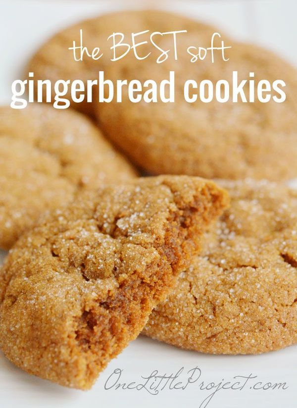 Big Soft Ginger Cookies