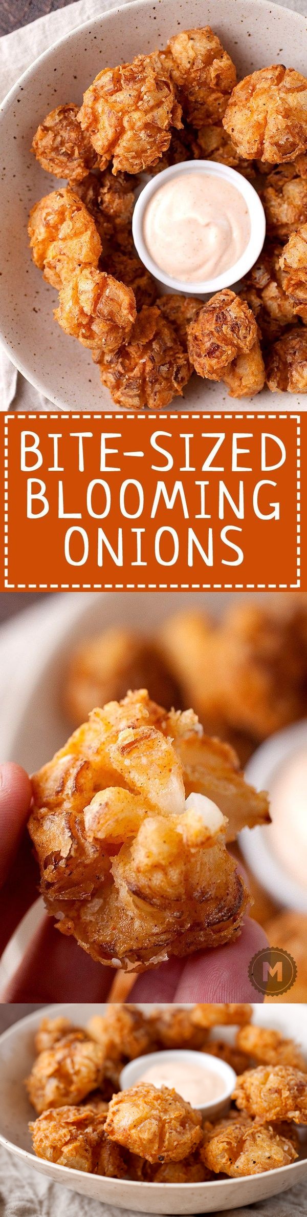 Bite-Sized Blooming Onions